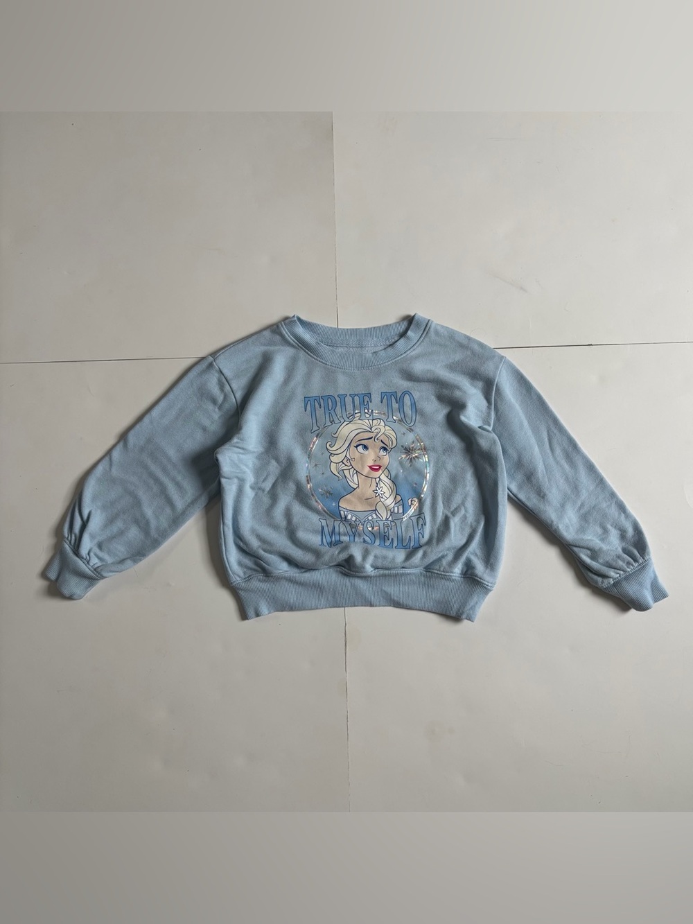 Disney Light Blue Kids Sweatshirt - Jumping Beans 4T